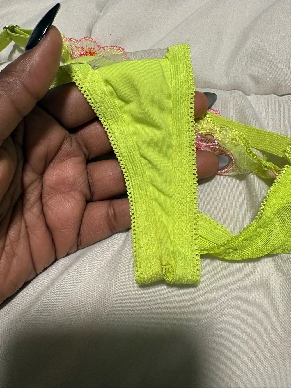 N/A sheer bralette